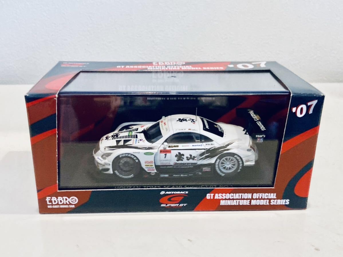 Amazon | 1/43 EBBRO 宝山 トムス LEXUS SC430#1 脇阪寿一-A